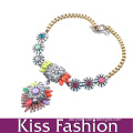 Popular Women Chocker Stainless Steel Necklace Jewellery Gift (EN0053)